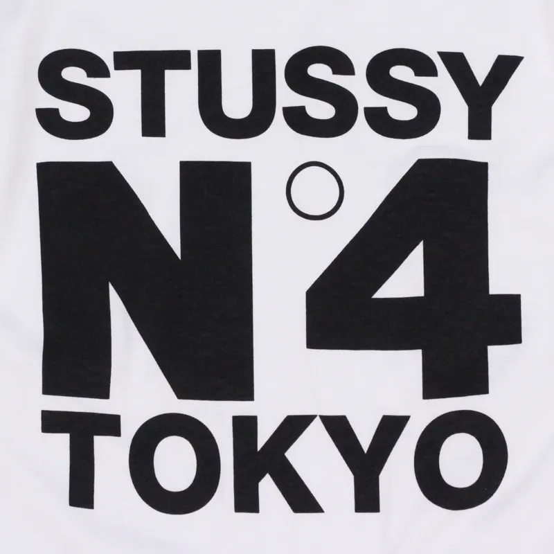 Stussy No.4 Tokyo Tee White-1