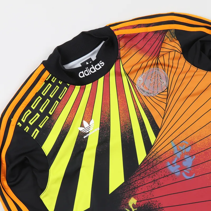 Adidas Skateboarding Na-Kel Jersey Black Yellow Orange-4