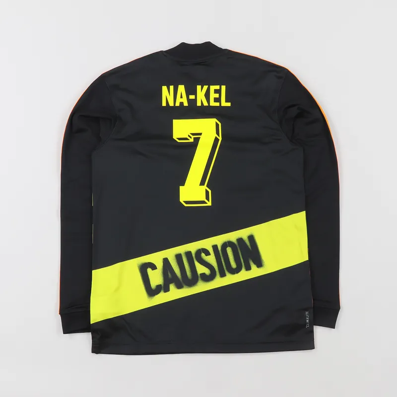 Adidas Skateboarding Na-Kel Jersey Black Yellow Orange-1