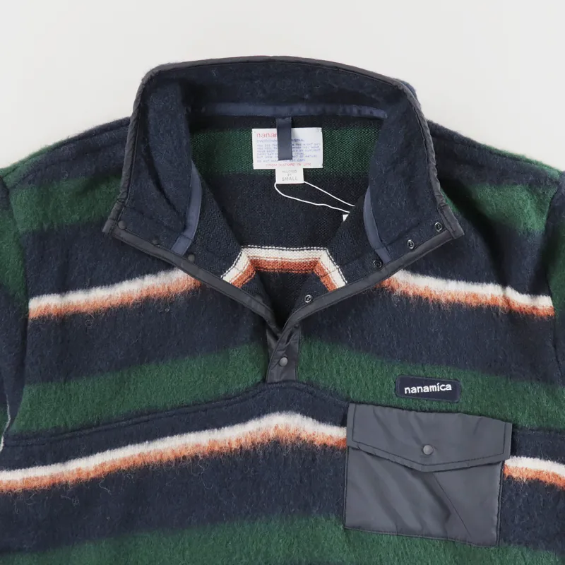 nanamica◇H/S OVERSIZED SWEATER TEE/SUHS241/半袖/レッド/XS