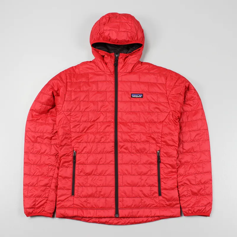 Patagonia Outdoor Mens Nano Puff Jacket Coat Red