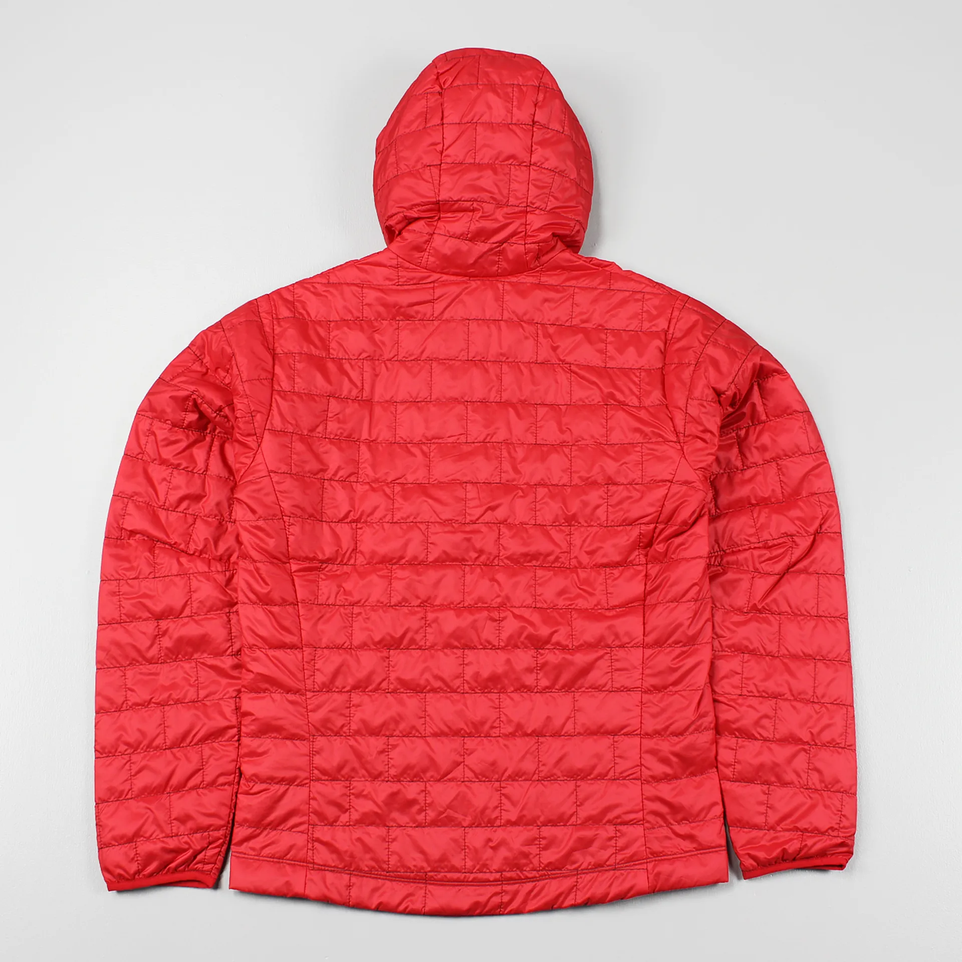 Patagonia Outdoor Mens Nano Puff Hoody Jacket Coat French Red