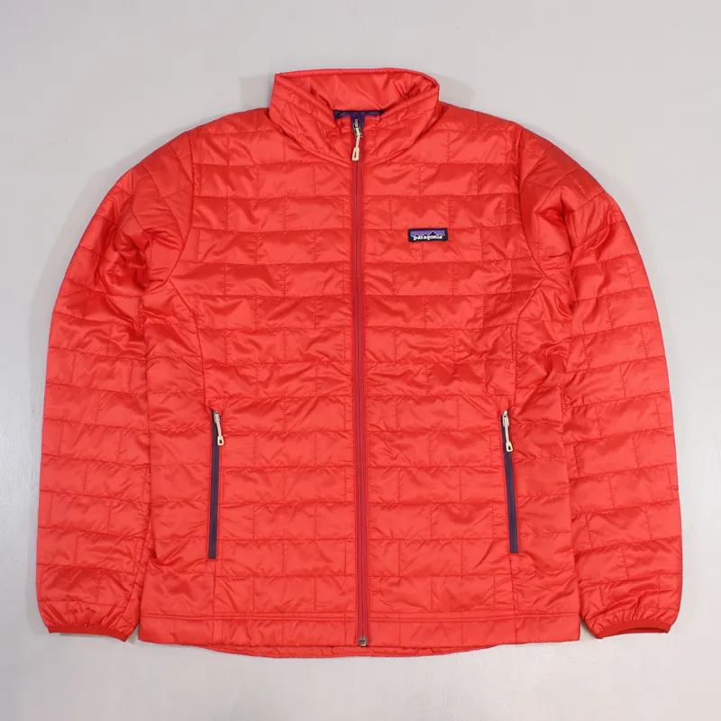 Patagonia Mens Nano Puff Jacket Cochineal Red PrimaLoft Outdoor