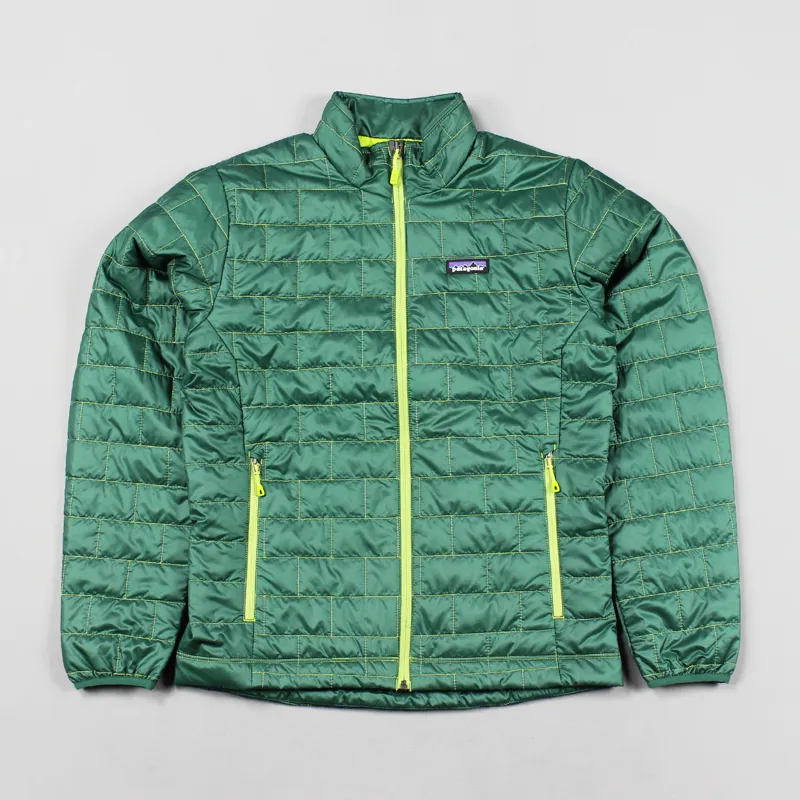 Patagonia Mens Outdoor PrimaLoft Nano Jacket Hunter Green