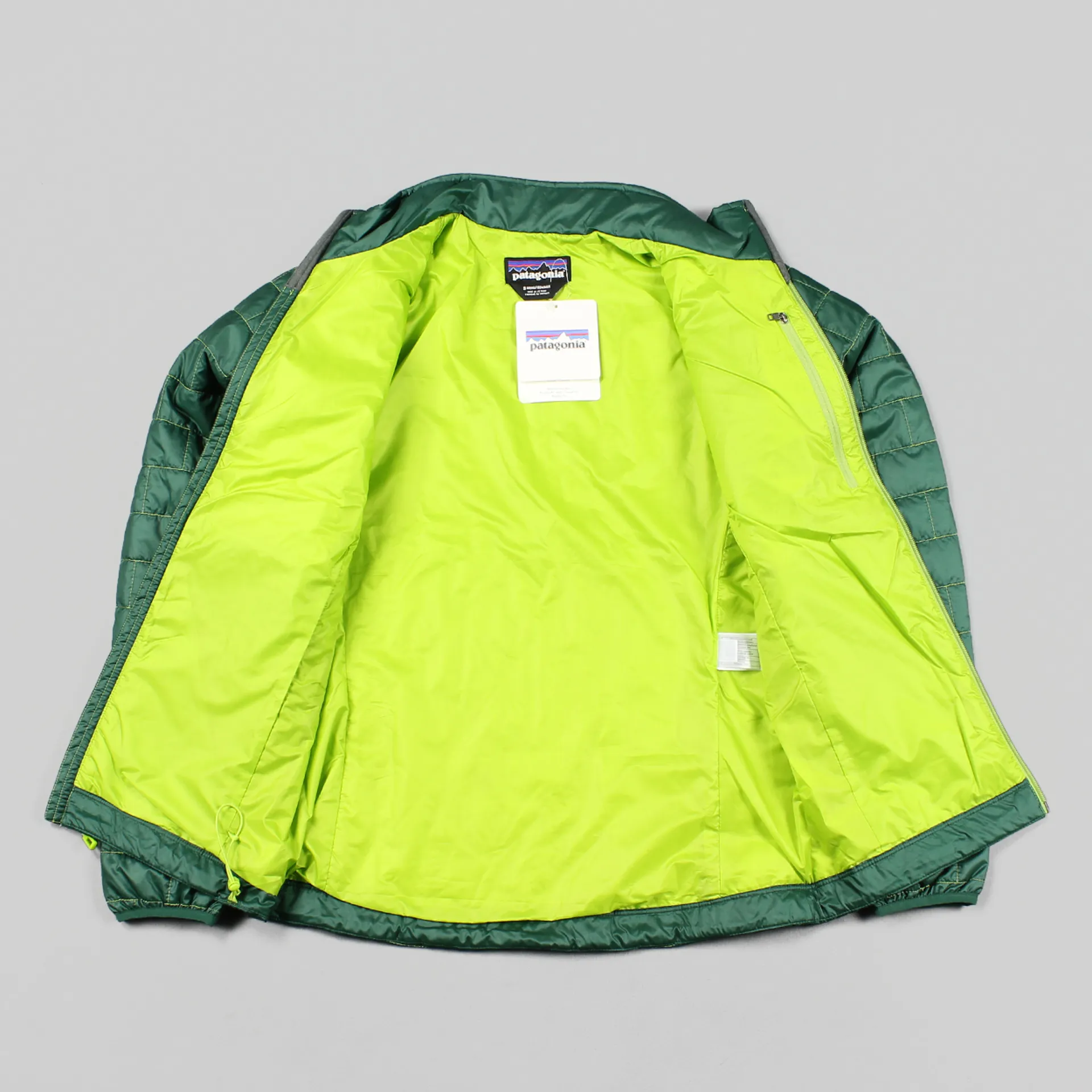 Patagonia Mens Outdoor PrimaLoft Nano Puff Jacket Hunter Green