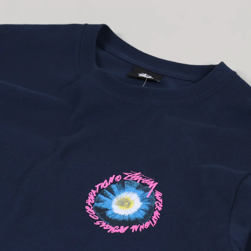 Stussy Cosmos T Shirt Navy-5