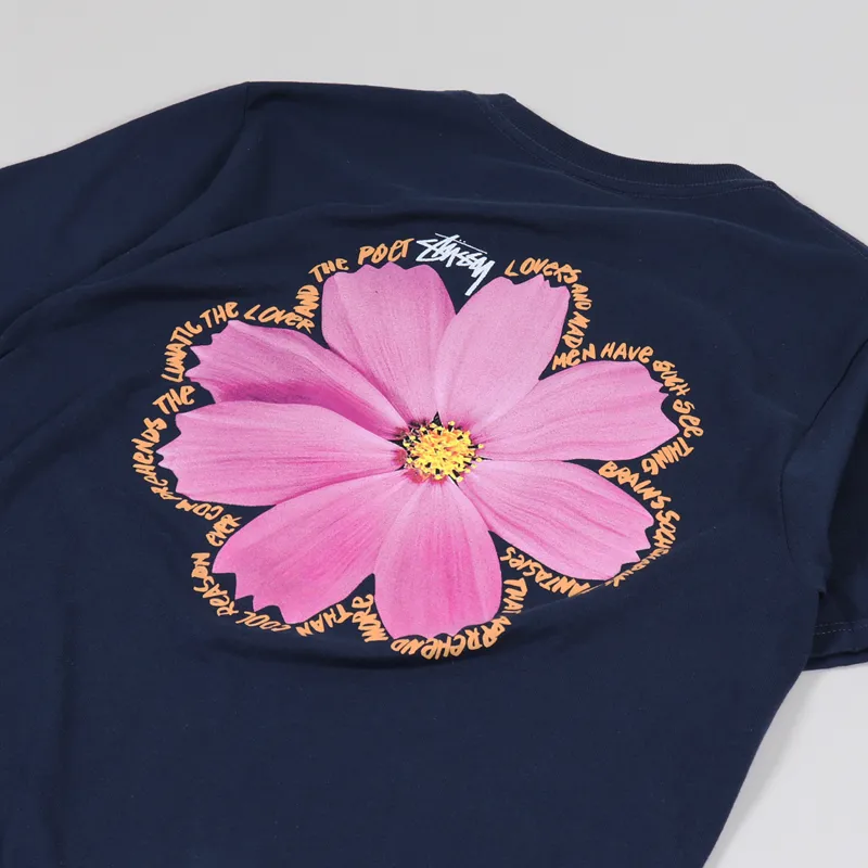 Stussy Cosmos T Shirt Navy-2
