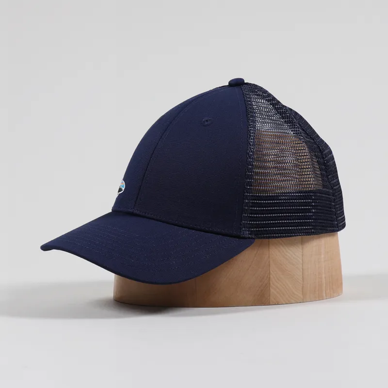 Patagonia Small Fitz Roy Fish LoPro Trucker Classic Navy Trout