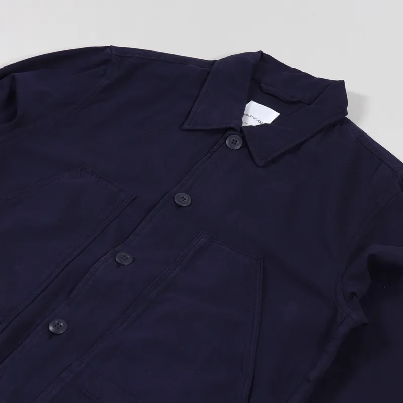 Wood Wood Fabian Shirt Navy-1