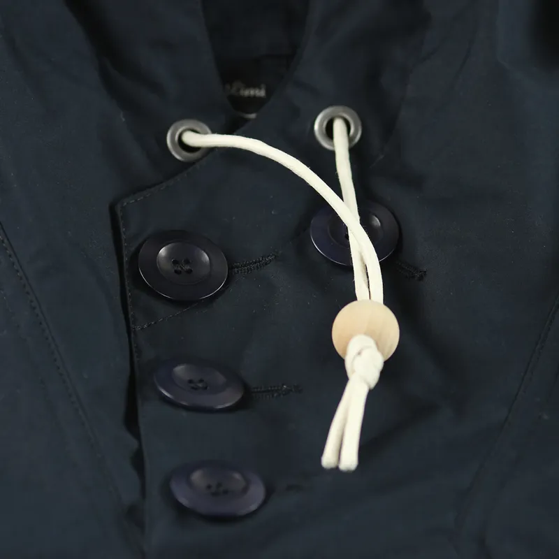 Liam Gallagher x Nigel Cabourn Long Smock Black Navy-2