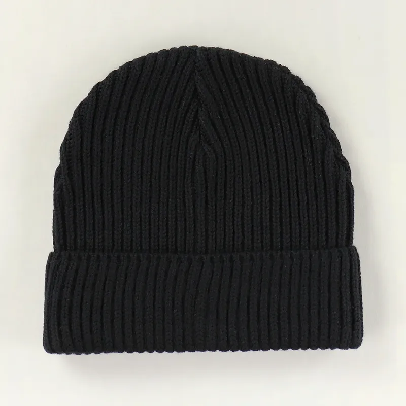 howies Ned Beanie Black-1