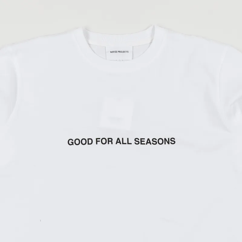 Norse Projects Neils GFAS T Shirt White-1