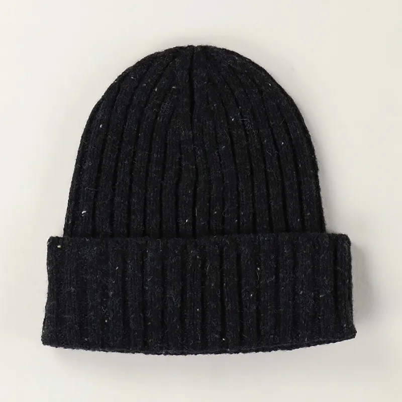 Norse Projects Neps Beanie Charcoal Melange-1