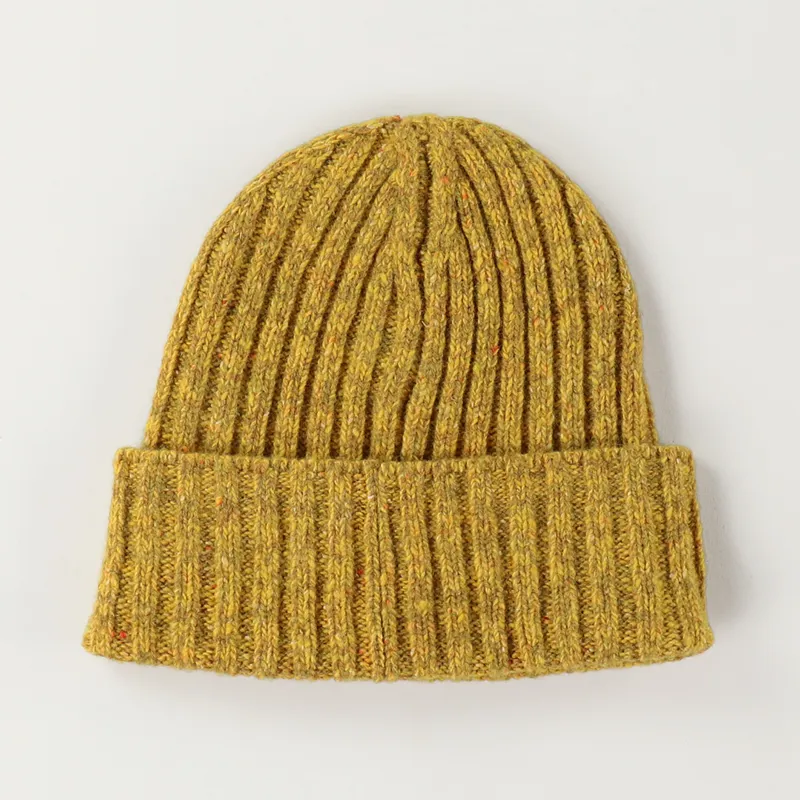 Norse Projects Neps Beanie Mustard Yellow-1