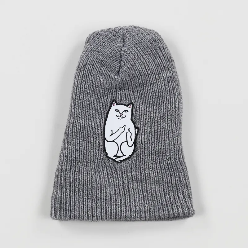 Ripndip Nermal Knit Beanie Grey-1
