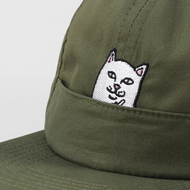 Ripndip Nermal Pocket 6 Panel Cap Jalapeno-1