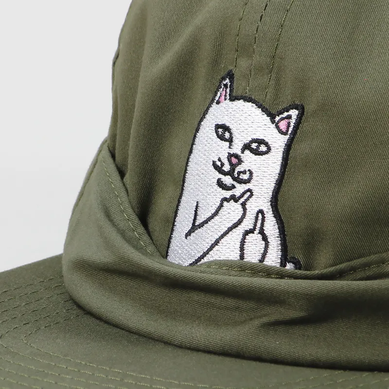 Ripndip Nermal Pocket 6 Panel Cap Jalapeno-2