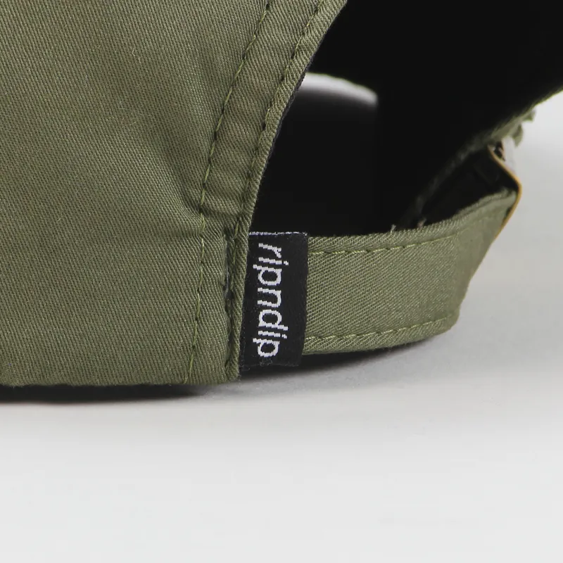 Ripndip Nermal Pocket 6 Panel Cap Jalapeno-4