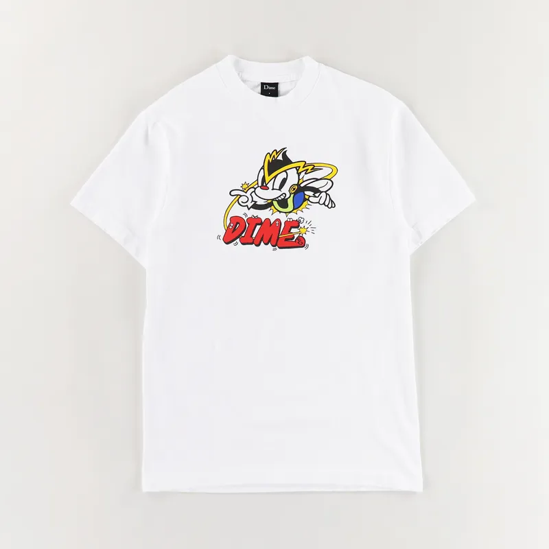 Dime Net Racer T Shirt White