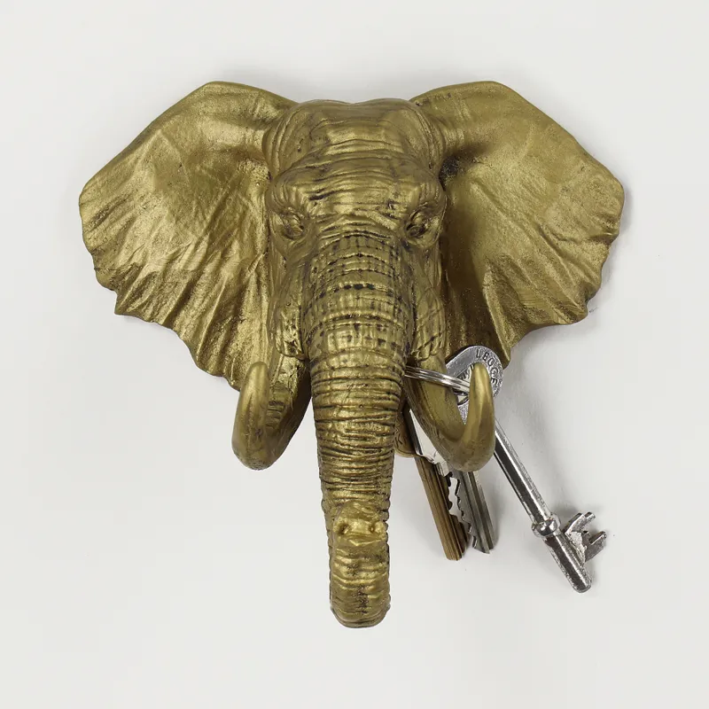 Iron And Glory Never Forget Elephant Key Hanger