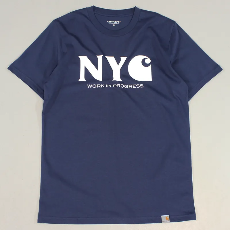 Carhartt New York City T Shirt Jupiter White
