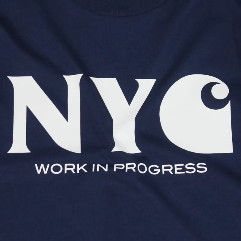 Carhartt New York City T Shirt Jupiter White-1
