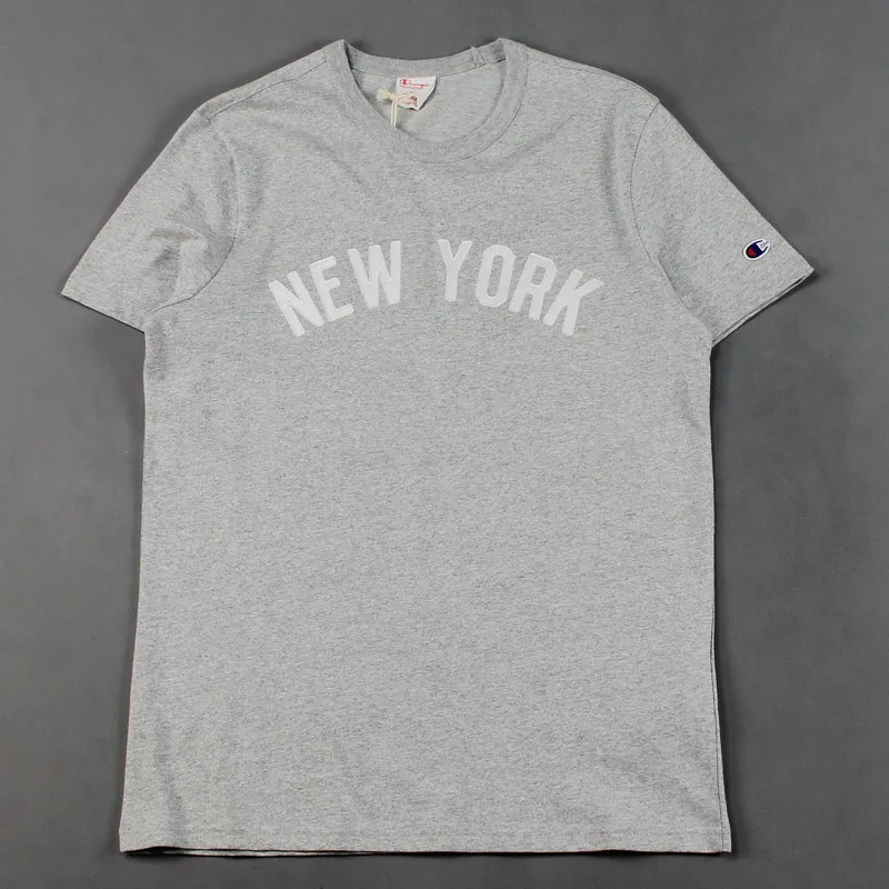 Champion New York T Shirt Grey