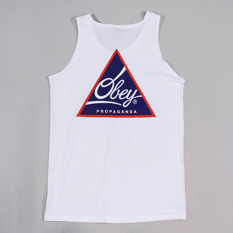 Obey Next Round Vest White