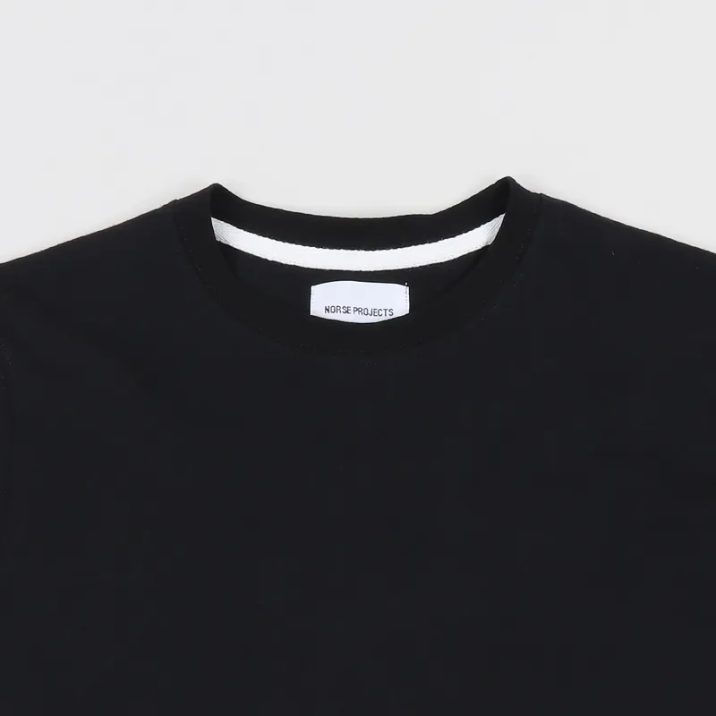 Norse Projects Niels Basic T Shirt Black-1