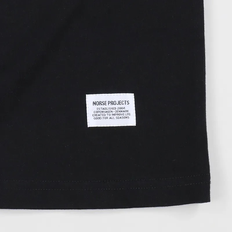 Norse Projects Niels Basic T Shirt Black-2