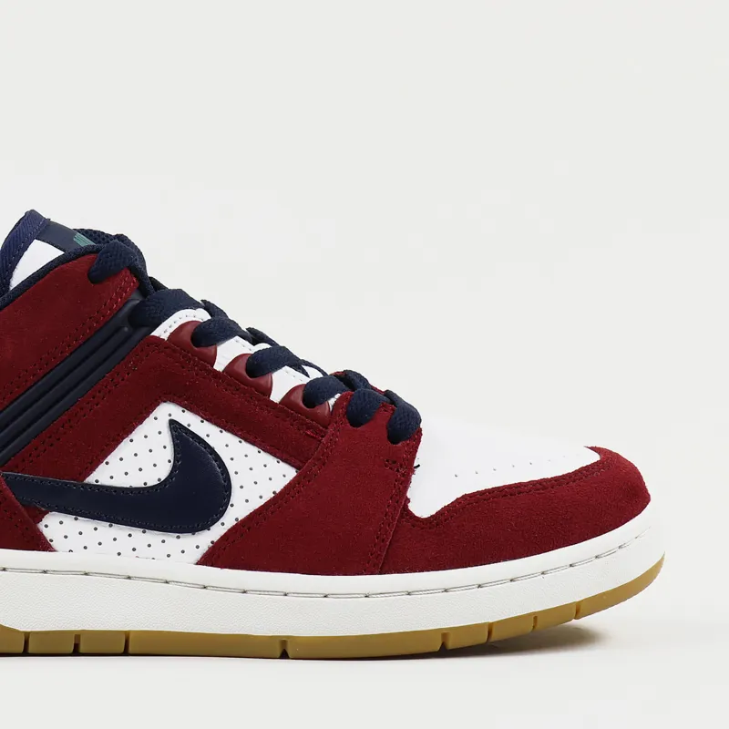 Nike SB Air Force II Low Shoes, Team Red/ Obsidian/ White in stock at SPoT  Skate Shop