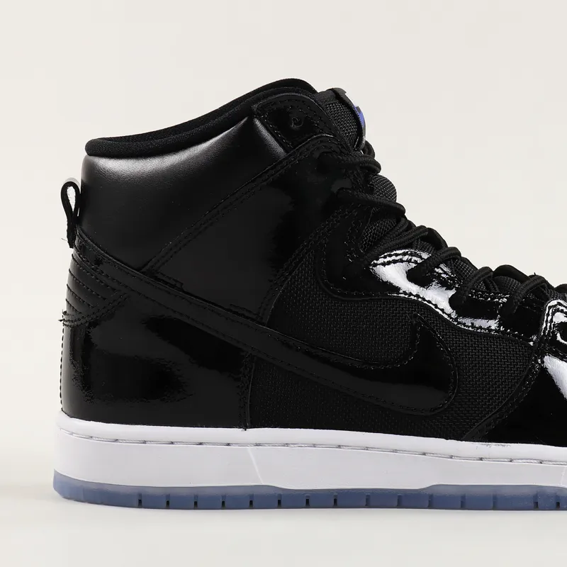 Nike SB Dunk High Pro Shoes Black White-1