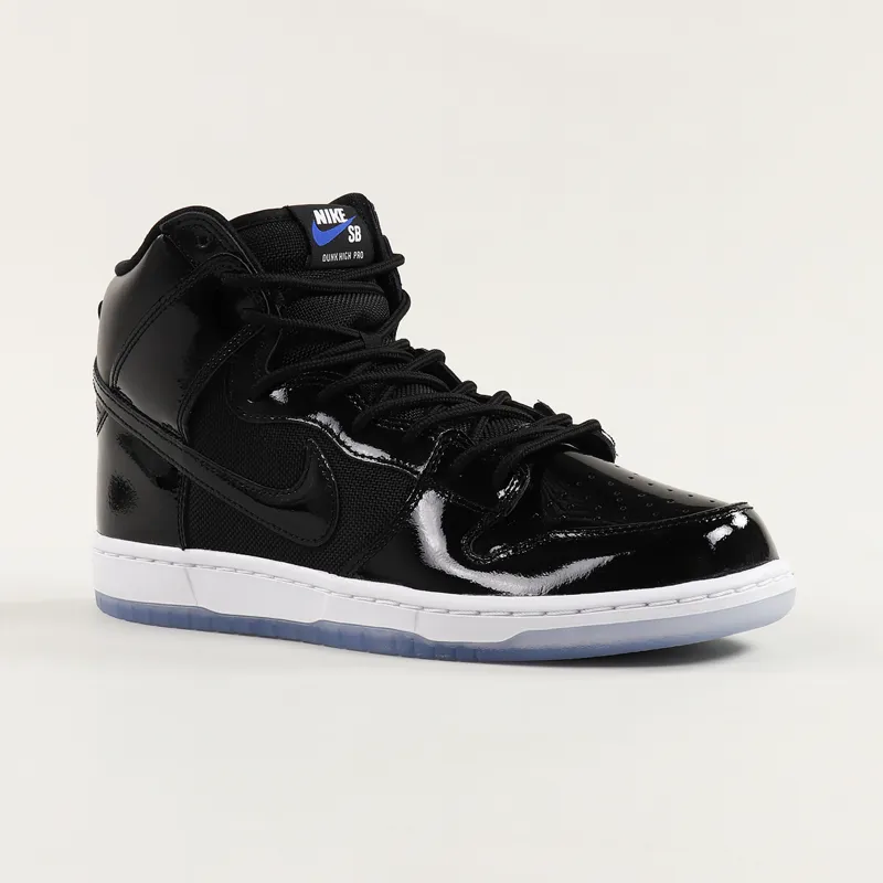 Nike SB Dunk High Pro Shoes Black White-4