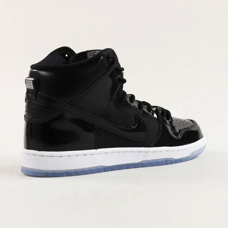 Nike SB Dunk High Pro Shoes Black White-5