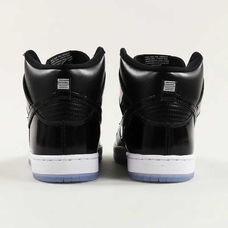 Nike SB Dunk High Pro Shoes Black White-6