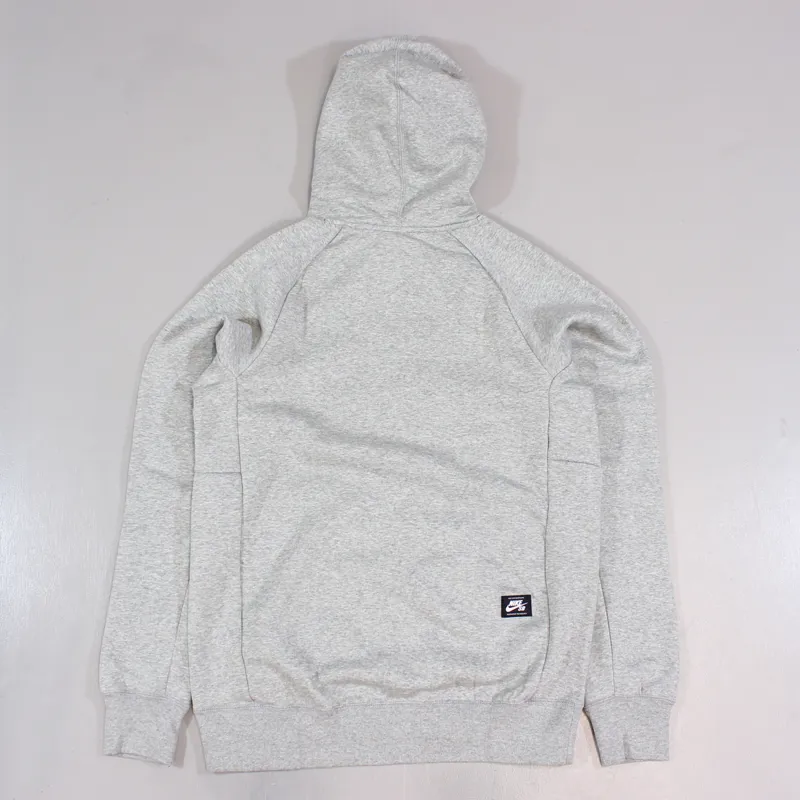nike sb icon hoodie grey
