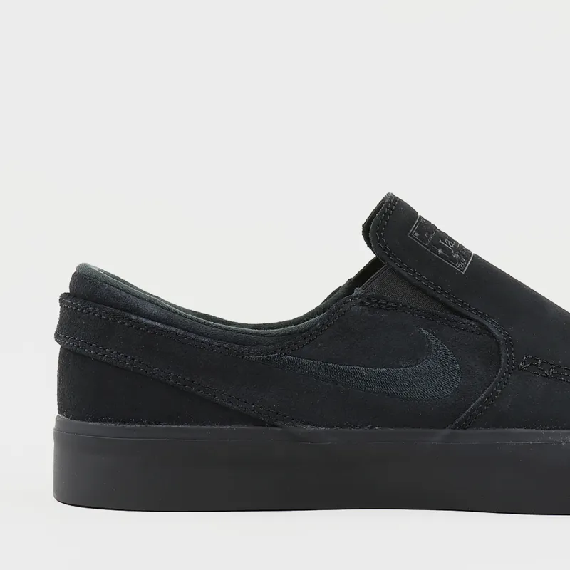 terminado legación segunda mano Nike SB Mens Stefan Janoski Skate Trainers Slip On Shoes Black