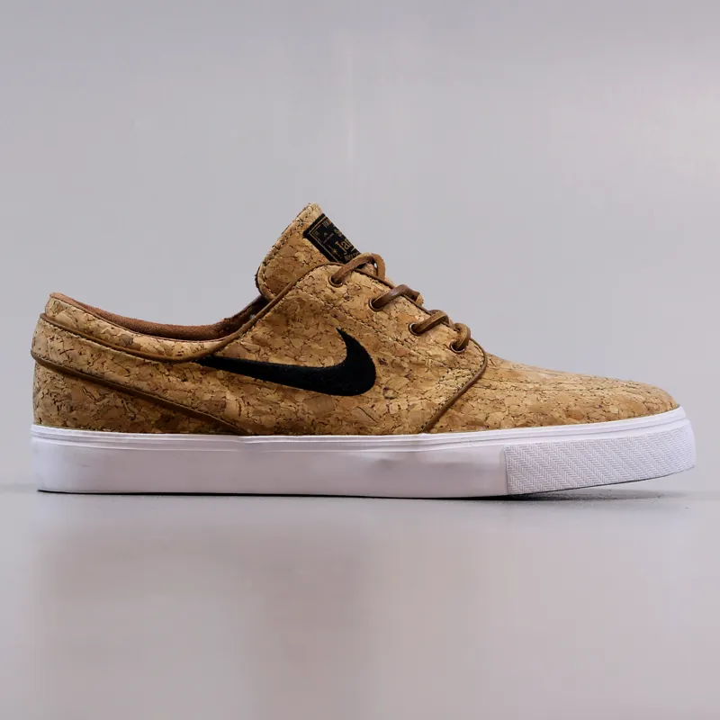 Nike SB Stefan Janoski Elite Shoes Cork Brown Black White