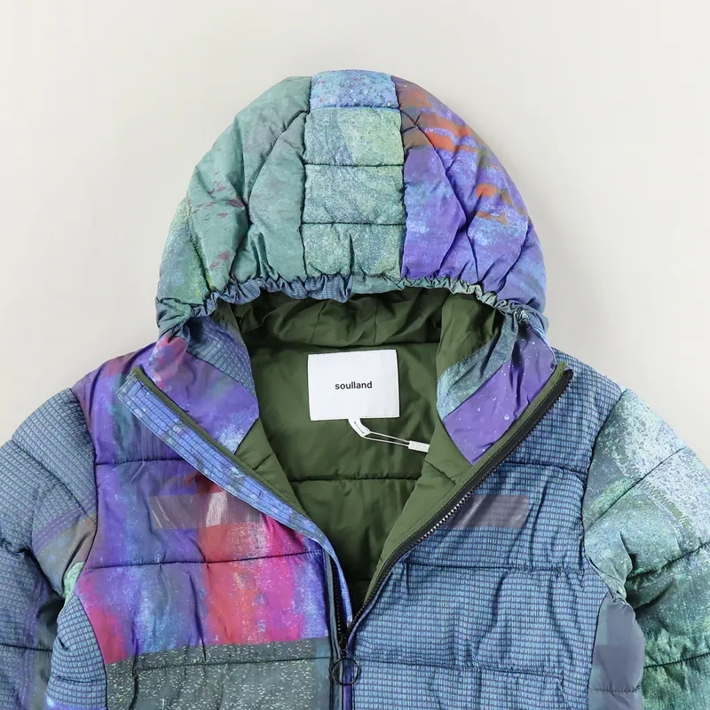 Soulland Nils Puffer Jacket Multi-2