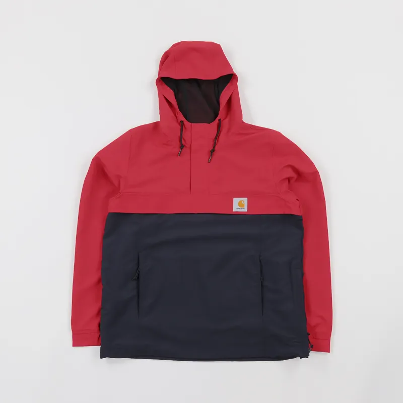 Carhartt WIP Nimbus Two Tone Pullover Jacket Goji Dark Navy