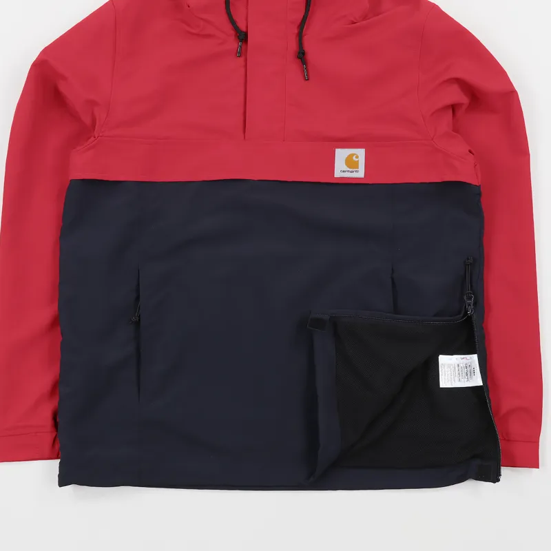 Carhartt WIP Nimbus Two Tone Pullover Jacket Goji Dark Navy-3