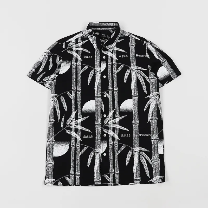 Edwin Nimes Shirt Black Bamboo