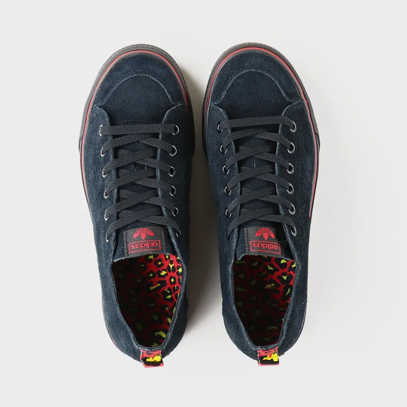 Adidas Skateboarding Nizza RF Na-Kel Smith Shoes Black Scarlet White-7