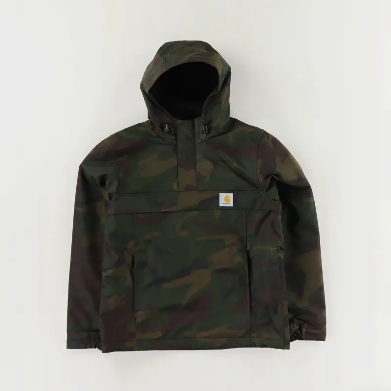 Carhartt WIP Nimbus Pullover Jacket Camo Evergreen Green