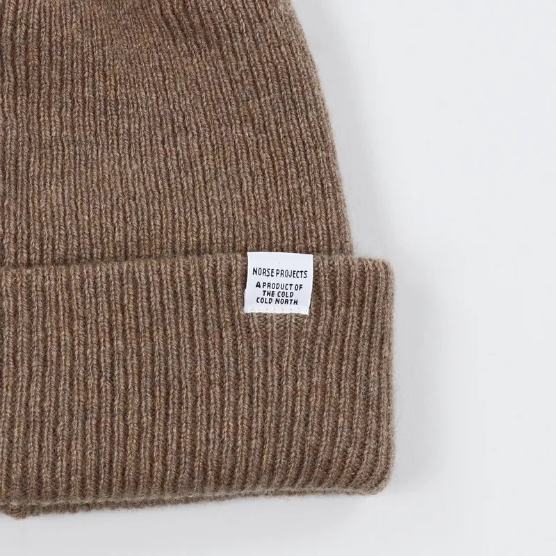 Norse Projects Beanie Camel-1