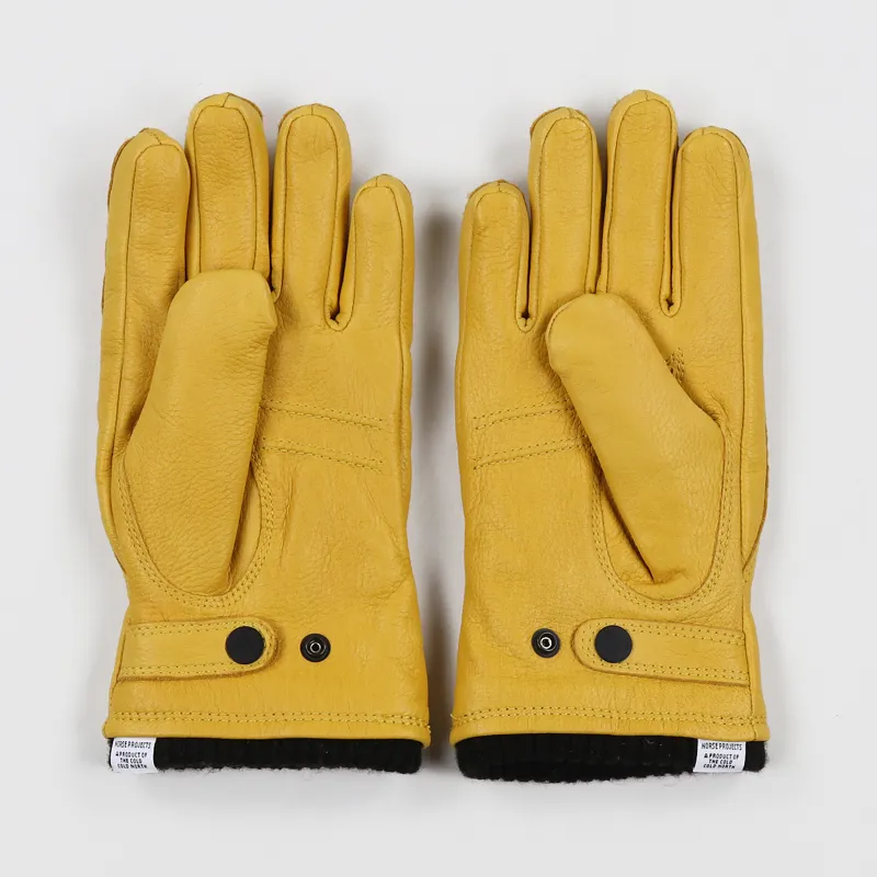 Norse Projects x Hestra Utsjo Gloves Rapeseed-2