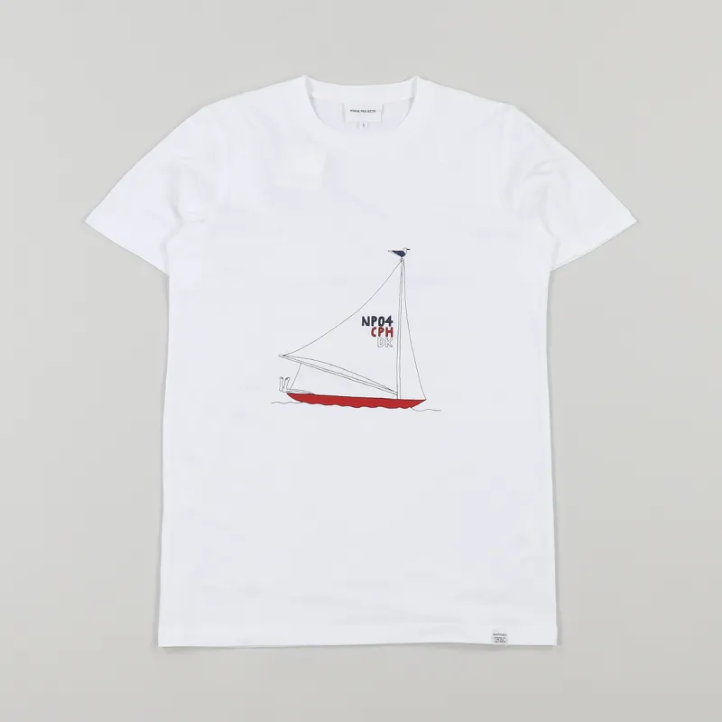 Norse Projects x Daniel Frost Boat T Shirt White