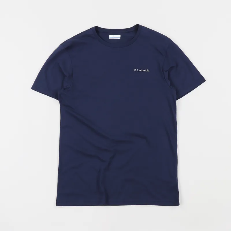 Columbia North Cascades T Shirt Collegiate Navy-1