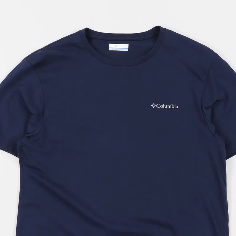 Columbia North Cascades T Shirt Collegiate Navy-2