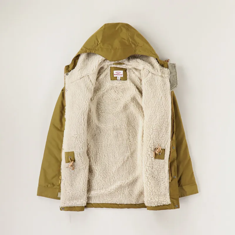 Battenwear New York Mens Fleece Winter Northfield Parka Khaki